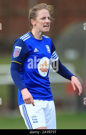 Hetton LE HOLE, INGHILTERRA - FEB 16TH Kerys Harrop di Birmingham City durante la partita della tazza di fa femminile SSE Fifth Round tra Sunderland Ladies e Birmingham City Women a Eppleton Colliery Welfare, Hetton le Hole Domenica 16th Febbraio 2020. (Credit: Mark Fletcher | Mi News) Credit: Mi News & Sport /Alamy Live News Foto Stock