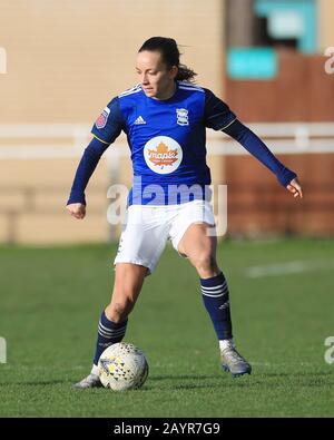 Hetton LE HOLE, INGHILTERRA - FEB 16TH Lucy Staniforth di Birmingham City durante il incontro SSE Women's fa Cup Fifth Round tra Sunderland Ladies e Birmingham City Women a Eppleton Colliery Welfare, Hetton le Hole Domenica 16th Febbraio 2020. (Credit: Mark Fletcher | Mi News) Credit: Mi News & Sport /Alamy Live News Foto Stock