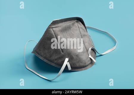 Maschera anti virus con valvola respiratoria. Foto Stock