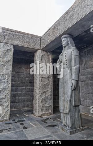 Mausoleo di Njegos Lovcen Foto Stock