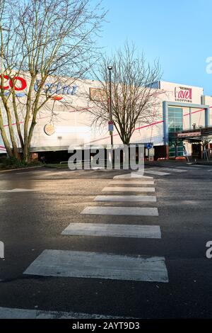 Weston Favell centro commerciale, Northampton, Inghilterra. Foto Stock