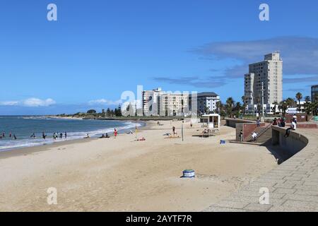 Hobie Beach, Shark Rock, Port Elizabeth, Nelson Mandela Bay, Eastern Cape Province, Sudafrica, Africa Foto Stock