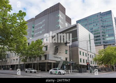 Il County Court di Victoria a Melbourne è un Public Private Partnership dove l'edificio e le strutture sono affittati allo Stato da proprietari privati. Foto Stock
