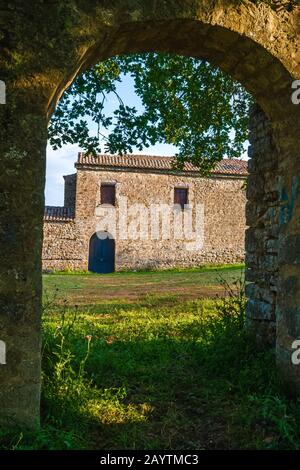 Metamorfosi del monastero del Salvatore o Antroponastiro significa Monastero degli uomini, vicino al villaggio di Petralono, fondato alla fine del 12th secolo Foto Stock