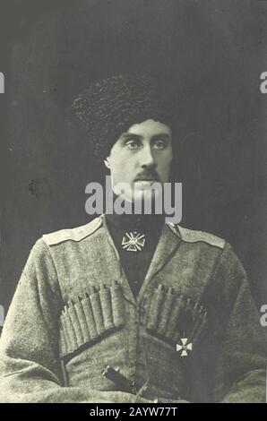 Generale Barone Pyotr Nikolayevich Wrangel. Museo: COLLEZIONE privata. Autore: Anonimo. Foto Stock