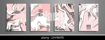 Pittura astratta, può essere usata come sfondo alla moda Illustrazione Vettoriale