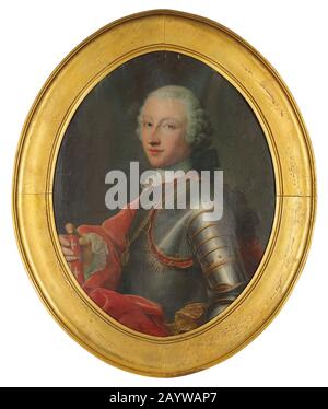 Ritratto di Re Vittorio Amadeus III di Sardegna (1726-1796). Museo: COLLEZIONE privata. Autore: Domenico DUPRA. Foto Stock