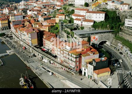 Vista dall'alto a Ribeira Foto Stock