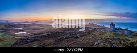 Malin Head è il punto più settentrionale dell'Irlanda. Foto Stock