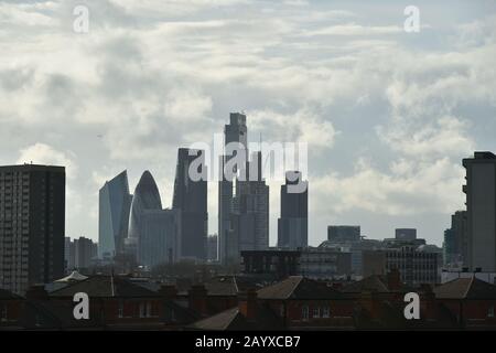 Lo skyline di Londra in continua evoluzione Foto Stock