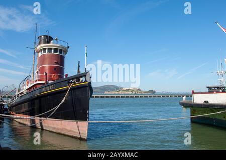 Il bagno turco Ercole al Maritime Museum e National Historic Park sul lungomare di San Francisco, California, Stati Uniti. Foto Stock