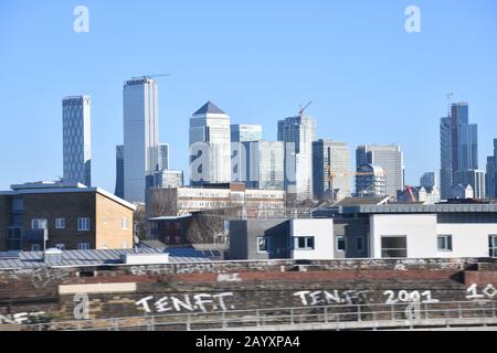 Lo skyline di Londra in continua evoluzione Foto Stock