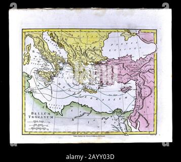 1808 Wilkinson Mappa Antica Foto Stock