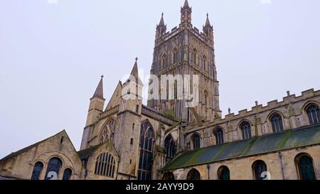 Famosa Cattedrale Di Gloucester In Inghilterra Foto Stock