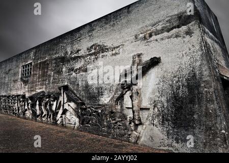 Mahnmal Bittermark, Memorial Place, Germania, Renania Settentrionale-Vestfalia, Ruhr Area, Dortmund Foto Stock