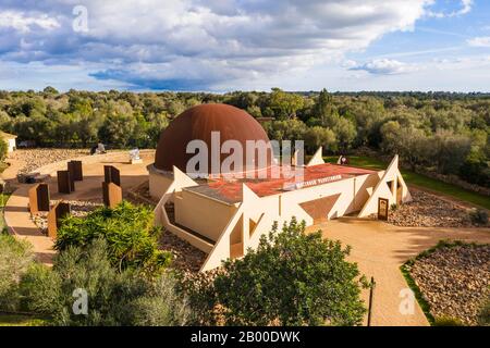 Planetario Di Maiorca, Costitx, Registrazione Drone, Maiorca, Isole Baleari, Spagna Foto Stock