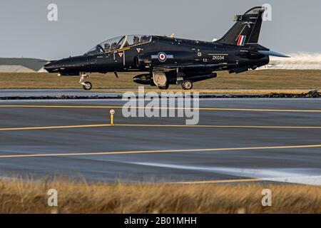 Raf Valley Hawk T2 22-01-2020 Foto Stock