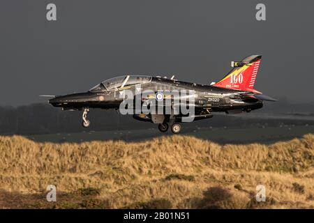 Raf Valley Hawk T2 22-01-2020 Foto Stock