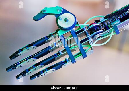 Mano di RoboThespian Foto Stock