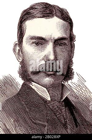 Regno Unito/Cina: Sir Charles Elliot (1801 - 9 settembre 1875), sovrintendente capo del commercio britannico in Cina (r. 1836-1841) e amministratore di Hong Kong (r. 1841). Litografia ritratto, XIX secolo. Sir Charles Elliot, KCB, era un ufficiale navale britannico, diplomatico e amministratore coloniale. Divenne il primo amministratore di Hong Kong nel 1841 mentre prestava servizio sia come plenipotenziario che come sovrintendente capo del commercio britannico in Cina. Fu uno dei fondatori chiave della fondazione di Hong Kong come colonia britannica. Alla fine del 1833, Elliot fu nominato Master Attendant dello staff di Lord Napier. Foto Stock