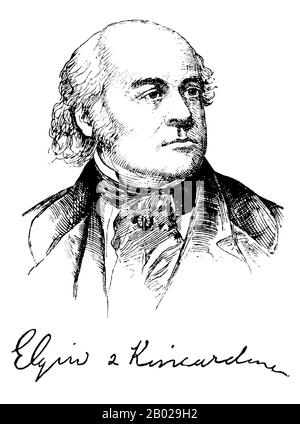 Regno Unito/Cina: James Bruce (20 luglio 1811 - 20 novembre 1863), VIII conte di Elgin. Ritratto, XIX secolo. James Bruce, VIII conte di Elgin e XII conte di Kincardine, KT, GCB, PC, fu un amministratore coloniale e diplomatico britannico. Fu Governatore generale della Provincia del Canada, alto Commissario incaricato di aprire i commerci con Cina e Giappone, e viceré dell'India. Come alto Commissario britannico in Cina durante la seconda guerra dell'oppio nel 1860 ordinò infamamente la distruzione del Vecchio Palazzo d'Estate (Yuan Ming Yuan) a Pechino (1860). Foto Stock