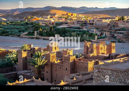 Sito storico di Ait Benhaddou, Marocco Foto Stock