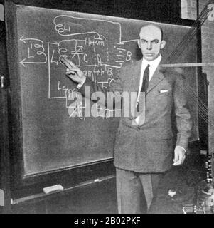 Edwin Howard Armstrong (Parigi, 18 dicembre 1890 – Parigi, 31 gennaio 1954) è stato un . È stato chiamato 'il più prolifico e influente inventore nella storia della radio'. Inventò il circuito rigenerativo mentre si laureò e lo brevettò nel 1914, seguito dal circuito superrigenerativo nel 1922, e dal ricevitore supereterodyne nel 1918. Armstrong era anche l'inventore della moderna trasmissione radio a modulazione di frequenza (FM). Armstrong nacque a New York, New York, nel 1890. Ha studiato alla Columbia University. In seguito divenne professore a Columbia Foto Stock