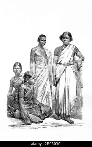 Dal 1861 al 1890 la casa editrice di Monaco di Baviera di Braun e Schneider pubblicò piatti di costume storico e contemporaneo nella loro rivista Munchener Bilderbogen. Questi piatti furono infine raccolti in forma di libro e pubblicati alla fine del secolo in Germania e Inghilterra. Foto Stock