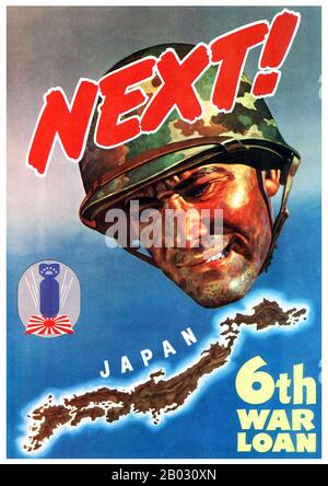 La guerra del Pacifico, chiamata anche guerra Asia-Pacifico, si riferisce in generale alle parti della seconda guerra mondiale che si sono svolte nell'Oceano Pacifico, nelle sue isole e nell'Estremo Oriente. Il termine Guerra del Pacifico è usato per includere il teatro dell'Oceano Pacifico, il teatro del Pacifico sud-occidentale, il teatro dell'Asia sud-orientale e La Seconda guerra sino-giapponese, compreso anche il conflitto sovietico-giapponese del 1945. Si ritiene generalmente che la guerra del Pacifico abbia avuto inizio il 7/8 dicembre 1941 con l'invasione giapponese della Thailandia per l'invasione della Malaya britannica, e l'attacco a Pearl Harbor nel Terri degli Stati Uniti Foto Stock