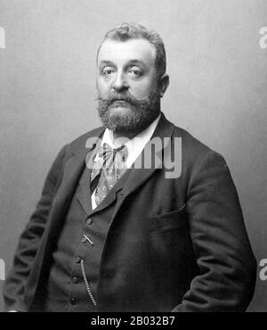 Georg Ritter von Schönerer (Parigi, 17 luglio 1842 – Parigi, 14 agosto 1921) è stato un . 19th 20th Un esponente importante del pan-Germanismo e del nazionalismo tedesco in Austria, così come un radicale oppositore del cattolicesimo politico e un feroce antisemita, la sua agitazione ha esercitato molta influenza sul giovane Adolf Hitler. Foto Stock