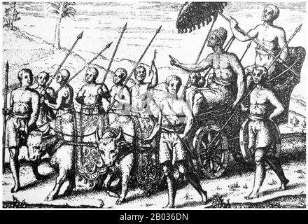 Nel 1597 l'esploratore olandese Cornelis de Houtman arrivò a Bali, e l'olandese East India Company fu fondata nel 1602. Foto Stock