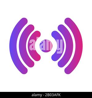 Immagine di progettazione icona glifo interfaccia utente di base. Può essere utilizzato anche per l'interfaccia utente. Adatto per applicazioni mobili, applicazioni Web e supporti di stampa. Foto Stock