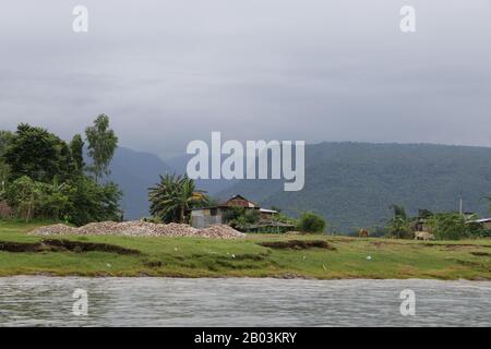 Paesaggio , Bisanakandi, Sylhet, Bangladesh Foto Stock