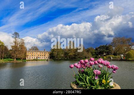 Il bellissimo edificio botanico del Kew Garden a Richmond, Regno Unito Foto Stock