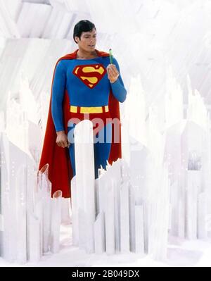 Superman II 1980 Warner Bros film con Christopher Reeve Foto Stock