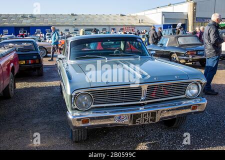 Ford Falcon Sprint, 1965, Reg No: Jgu 582c, Al Great Western Classic Car Show, Shepton Mallet Uk, 08 Febbraio 2020 Foto Stock