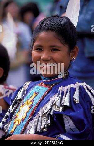 USA, WASHINGTON, SEATTLE, POWOW AL RITRATTO DEL CENTRO CULTURALE DAYBREAK STAR Foto Stock