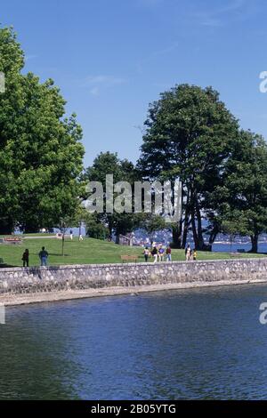 CANADA, BRITISH COLUMBIA, VANCOUVER, STANLEY PARK, SEAWALL WALK Foto Stock