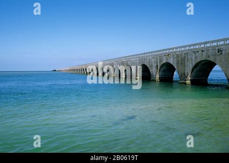 USA, FLORIDA, KEYS, SEVEN MILE BRIDGE Foto Stock