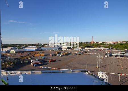 Turku / Finlandia - 22 Giu 2012: Il Porto Turistico Di Turku, Finlandia Foto Stock