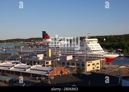 Turku / Finlandia - 22 Giu 2012: Traghetto da Turku a Stoccolma sul Mar Baltico Foto Stock