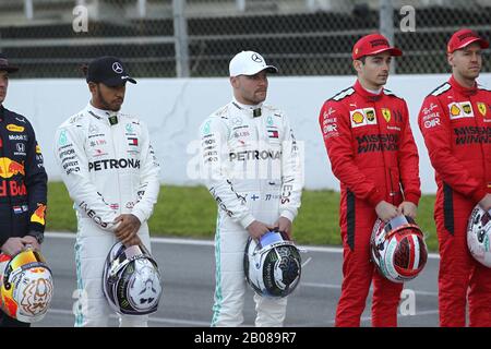 Barcellona, Spagna, 19 Feb 2020, Piloti Mercedes Durante I Test Pre-Stagione 2020 - Day 1 - Formula 1 Championship - Credit: Lps/Alessio De Marco/Alamy Live News Foto Stock