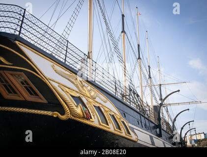 SS Gran Bretagna Bristol, Regno di Isambard Brunel nave con scafo in acciaio Foto Stock