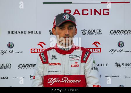 Robert robert kubica (pol) alfa romeo Racing c39 pilota di riserva durante i test pre-stagione 2020 - Day 1, Campionato di Formula 1 a Barcellona (Spagna), Italia, 19 febbraio 2020 Foto Stock