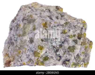 Olivina Gabbro, Plutonico, Grenville, Quebec una roccia plutonica a grana grossa composta essenzialmente da plagioclasi calcica, pirossene e ossidi di ferro. Foto Stock