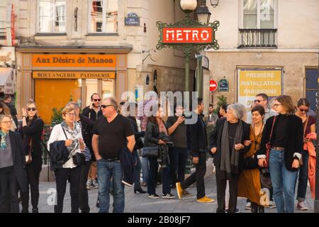 Desidera panificio Manon Rue Saint Antoine Parigi Francia Foto Stock