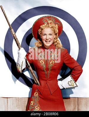 Betty HUTTON (1921-2007) attrice e ballerina americana nel film Annie Get Your Gun del 1950 Foto Stock