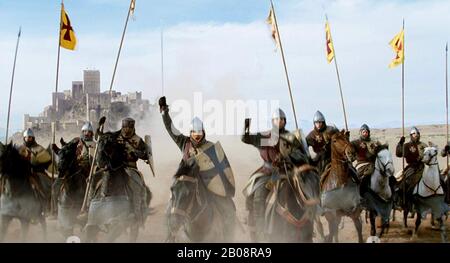 Kingdom OF HEAVEN 2005 20th Century Fox film con Orlando Bloom Foto Stock