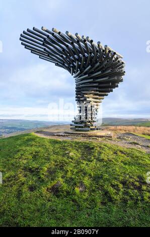 The Singing Ringing Tree Di Burnley, Lancashire, Regno Unito Foto Stock