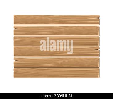 Illustrazione del cartello in legno. Isolato su sfondo bianco Immagine e  Vettoriale - Alamy